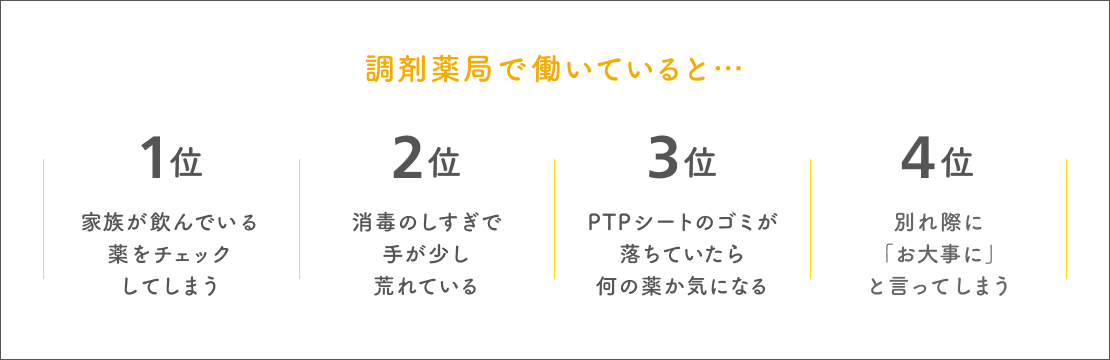 調剤薬局で働いていると…