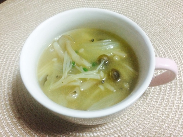 きのこの生姜スープ