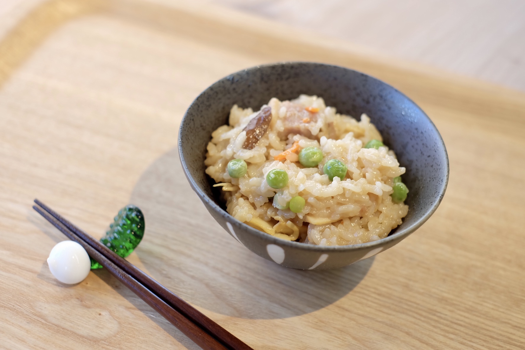 お餅を使って簡単中華風おこわ