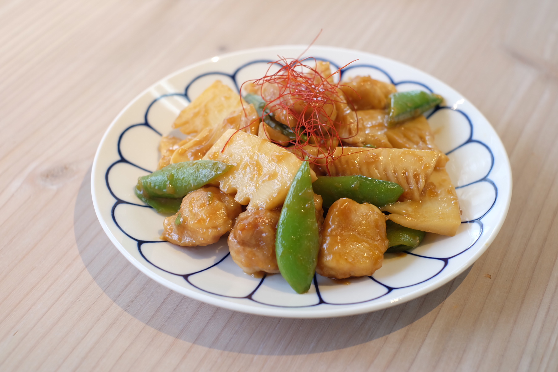 筍と鶏肉のオイスター炒め