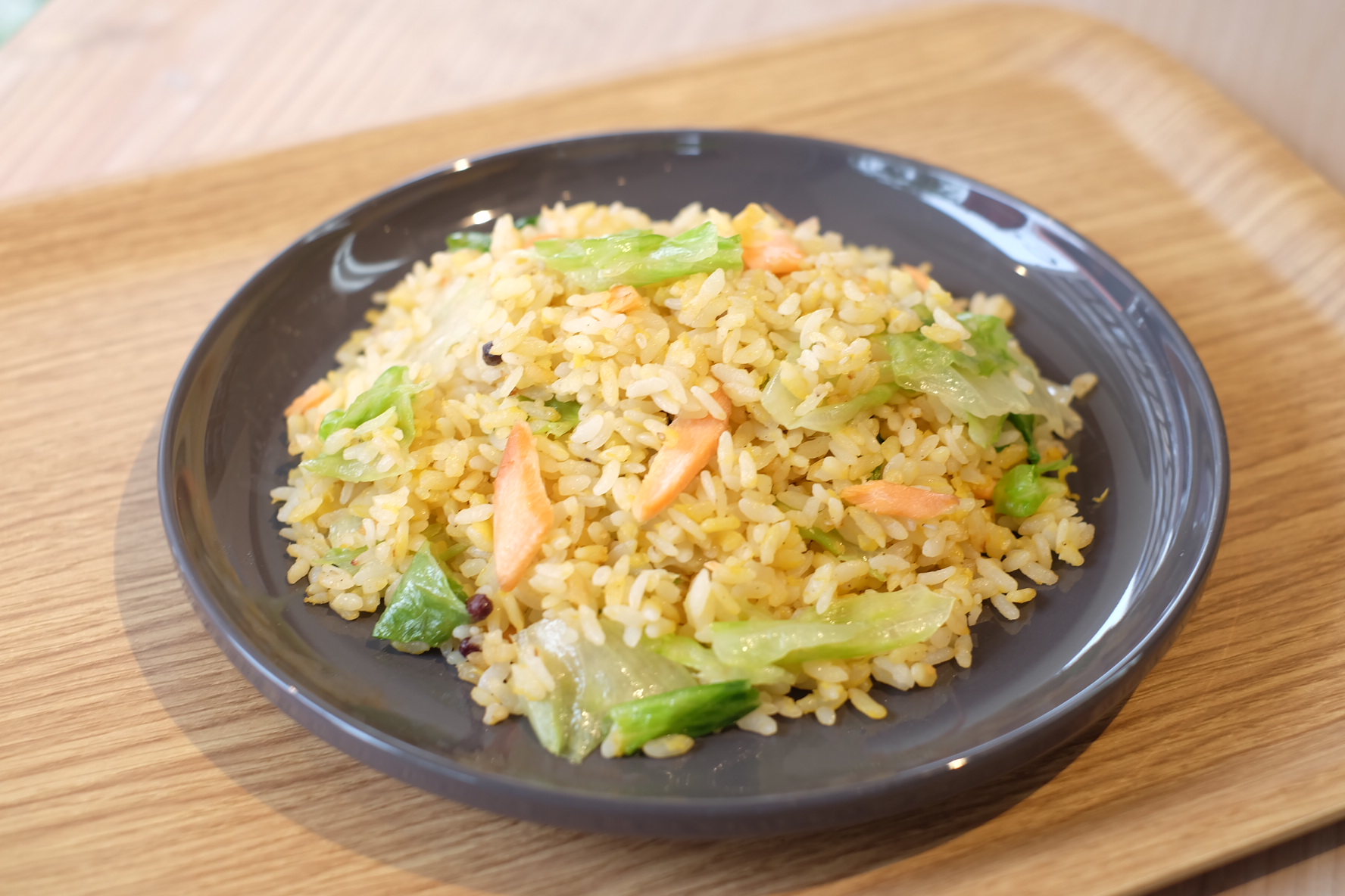 鮭とレタスの炒飯