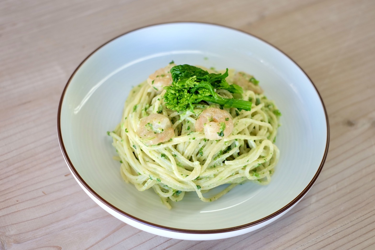 菜の花のジェノベーゼパスタ